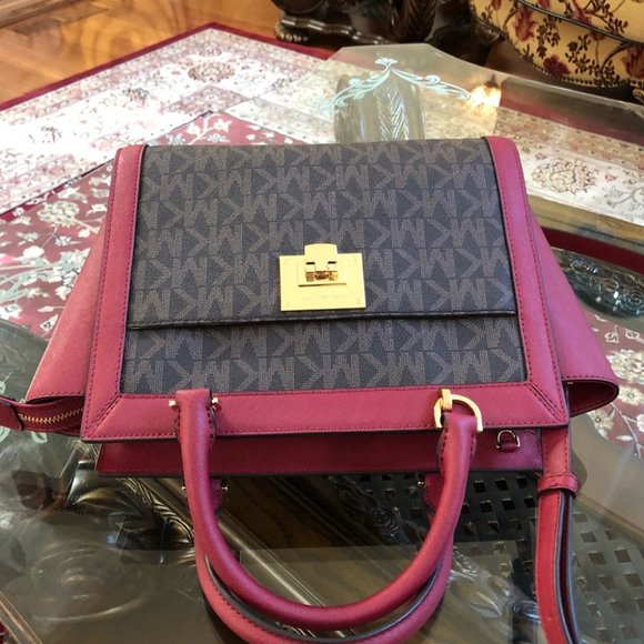 Michael Kors Tina large satchel&wallet set - Picture 7 of 8